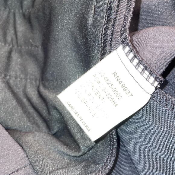 Tail White Label Women's Golf Fitted Clean Front Pieced Shorts black 4 - Picture 7 of 8